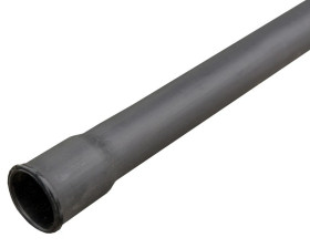 Rura osłonowa gładka kielichowa czarna 32mm UV 32X2.9 /3m/