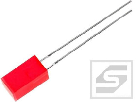 Dioda LED kwadratowa 5x5 L-1553IDT czerwona;20mA;2-2.5V;Kingbright