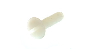 Śruby maszynowe M4 łeb z łbem stożkowym Nylon długość 16.0mm skok 0.70mm