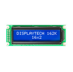 Wyświetlacz monochromatyczny LCD, , Alfanumeryczny, Displaytech