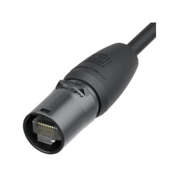 Neutrik NE8MX-B-TOP Connector Black Chrome IP65 5-8mm No RJ45