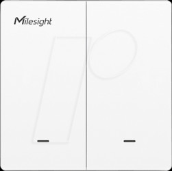 WS502-868M PN: 3W-W11-EU LoRaWAN wall switch, 2-gang