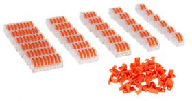 Zestaw szybkozłączek elektrycznych 60 elementów