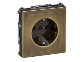 MERTEN Gniazdo pojedyncze z uziemieniem schuko System Design Antique MTN2301-4143 SCHNEIDER ELECTRIC