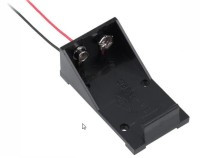 BAT1x6F22-B Koszyk baterii 1 x 6F22(9V) z kabelkiem wymiary: 30x54x21cm