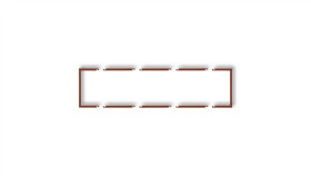 Ramka Wypełniająca Poczwórna Serii Deco Brązowy Metalik 9Drw-4