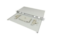 Gt Networks Przełącznica Światłowodowa Wysuwalna 24Xsc Simplex Szary, 19 1U