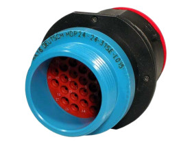 Złącze wielostykowe przemysłowe 31-pinowe Montaż w przegrodzie Gniazdo Deutsch