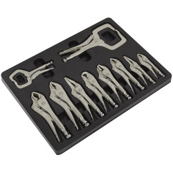 Sealey AK6800 Locking Pliers Set 10pc