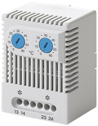 Termostaty 0 → 60 °C. 250 V Siemens parametry styku: 10A Sivacon