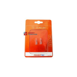 Żarówka R5 12V 1,2W przeźr. kpl. kpl. 2szt/ T5 W2x4.6d blist.