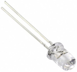 Dioda UV LED, VAOL, 2-pinowa, Przewlekany, dł. fali: 405nm, kąt: 15°