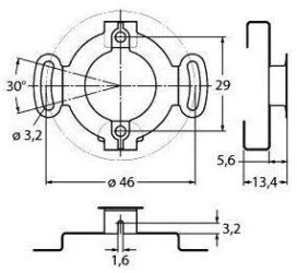 Turck 1544614 Sprzęgło stojana RME-3 1 szt.