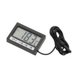 TERMOMETR MIERNIK Z ZEGARKIEM -50 C do 70 C LCD CZARNY BLOW ST02 ZEW/WEW