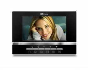 Monitor wideodomofonowy LCD 7 kolorowy bezsłuchawkowy pamięć obrazów 35V DC C5-3262