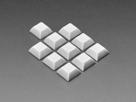Adafruit Dark Gray DSA Keycaps for MX Compatible Switches - 10 pack