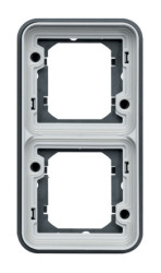 Rama montażowa do puszki, seria: WNA, l. ścieżek: 2, materiał: PP, 154 x 23 x 83mm