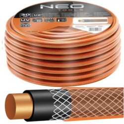 Wąż ogrodowy 1/2" pomarańczowy 30m 4-warstwowy 20 Bar Economic NEO 15-801