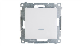 Simon 54 Łącznik Jednobiegunowy Z Sygnalizacją Załączenia, Szybkozłącza,...