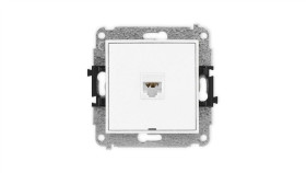 Icon Mechanizm Gniazda Komputerowego Pojedynczego 1Xrj45, Kat. 6A, 8-Stykowy,...