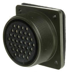 Złącze 37-pinowe Żeński Amphenol Industrial Żeński Montaż w puszce MIL-DTL-5015 rozmiar 28