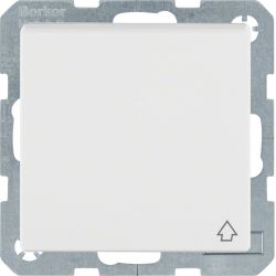 Gniazdo SCHUKO kompletne z pokrywą biały, aks