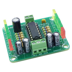 Wskaźnik wysterowania stereo 2×5 LED do audio - zlutowany KIT AVT 2375
