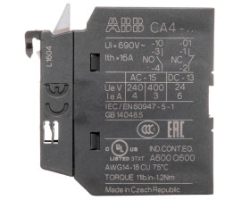 Styk pomocniczy 1Z 0R montaż czołowy CA4-10 1SBN010110R1010