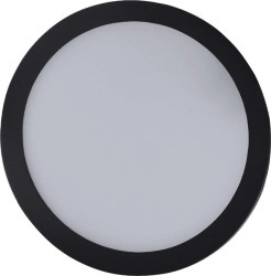 Oprawa downlight LED 18W 1350lm 2800K/ciepła IP44/20 okrągły do wbudowania czarny LED90 VEGA-R Black 18W WW GXDW359