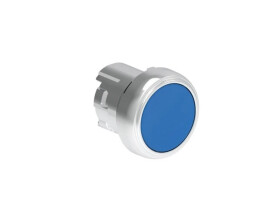 Metalowy przycisk fi22mm kryty dwustanowy Niebieski LPSQ106