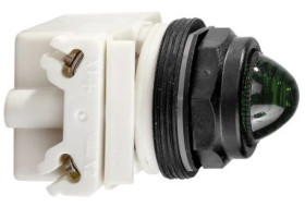 Wskażnik świetlny ośmioboczny O 30, ziel., LED BA 9s, 24V AC/DC- IP66 9001SKP35LGG9