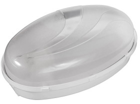 Oprawa oświetleniowa PANDA oval duża biała podstawa, klosz przeźroczysty D.3176