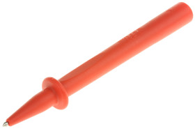 Próbnik, typ końcówki: Sprężynowy, rozmiar: 2mm, 1kV, 1A, Czerwony, Stal nierdzewna