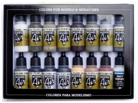 Farba tonowa Vallejo 771194 71194, 16 szt.