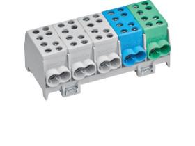 Zaciski rozgałęźne 5-polowe 4x35mm2 KH45A HAGER