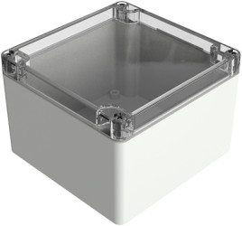 PC enclosure, (L x W x H) 122 x 120 x 85 mm, gray (RAL 7035), IP66, 331212090