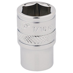 Draper Expert 48942 1/4&quot; Sq. Dr. Hi-Torq&#xAE; 6 Point Socket (7/16&quot;)