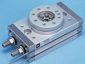 Siłownik pneumatyczny obrotowy kąt: 190° SMC M5 x 0,8, Rc 1/8