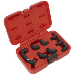 Sealey AK6985 Injector Pipe Socket Set 9pc 3/8&quot;Sq Drive