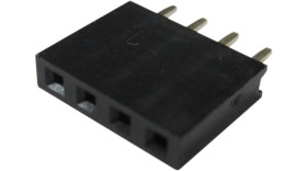Złącze szpilkowe 4-pinowe raster: 2.54mm -rzędowe RND Przewlekany