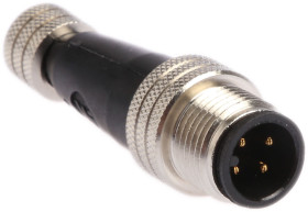 Złącze okrągłe, M8 - M12, 60 V AC, 75 V DC, 4A