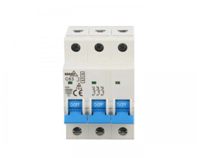 Wyłącznik nadprądowy 3P C 63A 6kA AC A00-S7-3P-C63