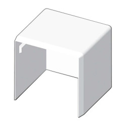 Końcówka listwy LHD 40x40mm biały KOPOS