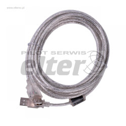 Przedłużacz USB 5,0m ekran+filtr