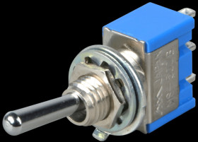 MS-500B-B Toggle switch, 1-pin, 6 A - 125 V AC, on-(on)