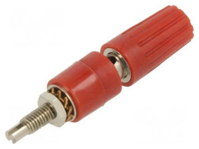 Złącze laboratoryjne bananowe 4mm gniazdo 30VAC 60VDC 35A 23.0330-22