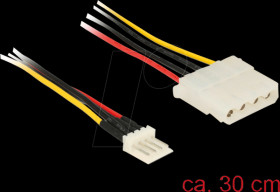 85457 Floppy 4 Pin male > Molex 4 Pin female 30 cm