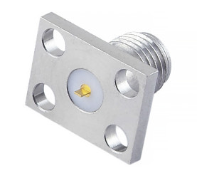 Złącze koncentryczne Montaż na kołnierzu Żeńskie, męskie 50Ω typ złącza Złącze SMA 26.5GHz Lutowane