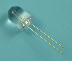 LED 10mm ORANGE CLEAR 800mcd