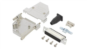 Dtsl-Rgljss-25Fssc D-Sub Żeńskie Kątowe 45 Zacisk Śrubowy Na Przewód Pin 25